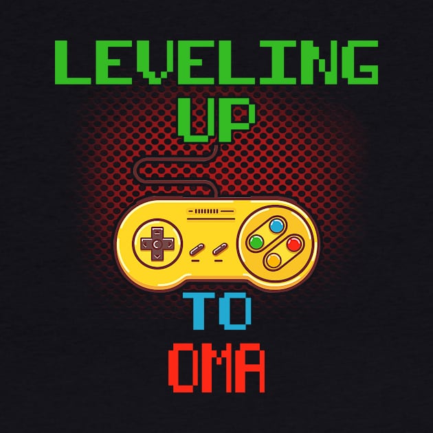 Promoted To OMA T-Shirt Unlocked Gamer Leveling Up by wcfrance4